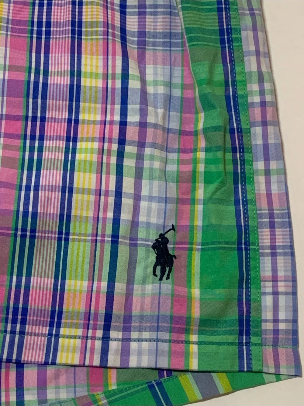 Polo Ralph Lauren Plaid Boxer Underwear Preppy wShorts Men’s Sz M NWT
